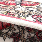 Dior Tote Book Pink White Multi Canvas Butterfly Flower — view 5