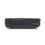 Bottega Veneta Pencil Case Intrecciato Black Lambskin