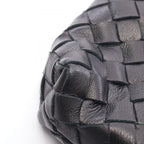 Bottega Veneta Pencil Case Intrecciato Black Lambskin — view 8