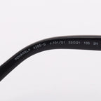 Chanel Sunglasses CC Logo Gradient Lens Round Leather Eyewear — view 4