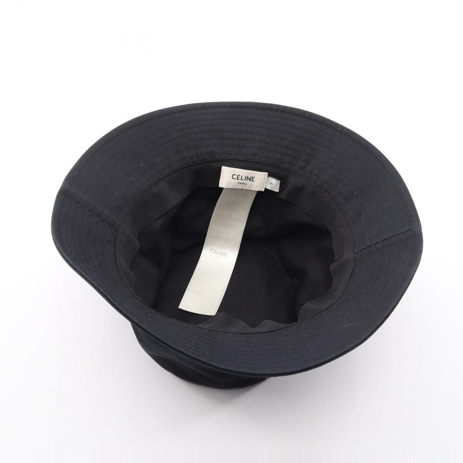 Celine Hat Logo Embroidery Bucket — view 3