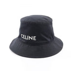 Celine Hat Logo Embroidery Bucket