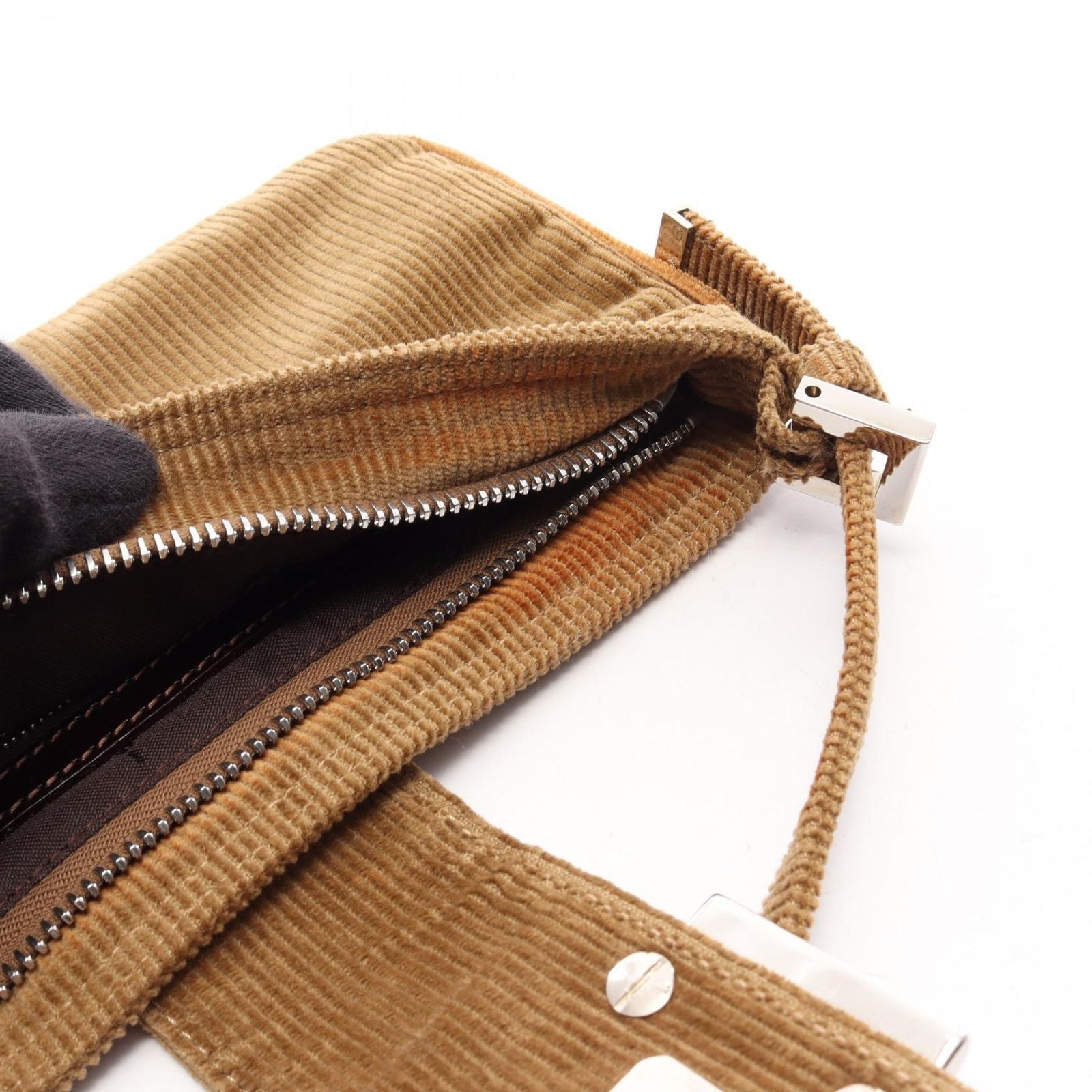 Fendi Shoulder Bag Mamma Bucket Brown — view 9