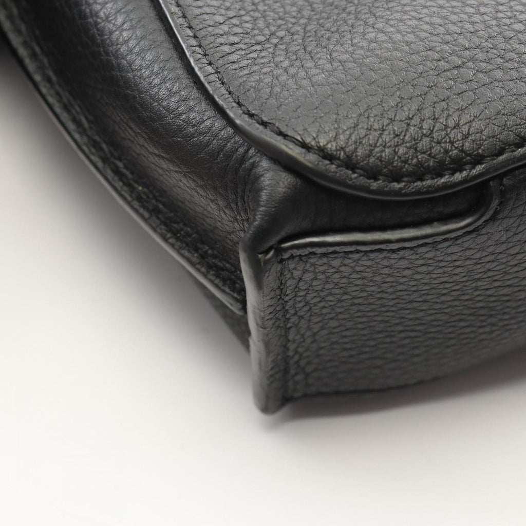 Loewe Briefcase Goya Slim 2-Way Black Leather — view 7