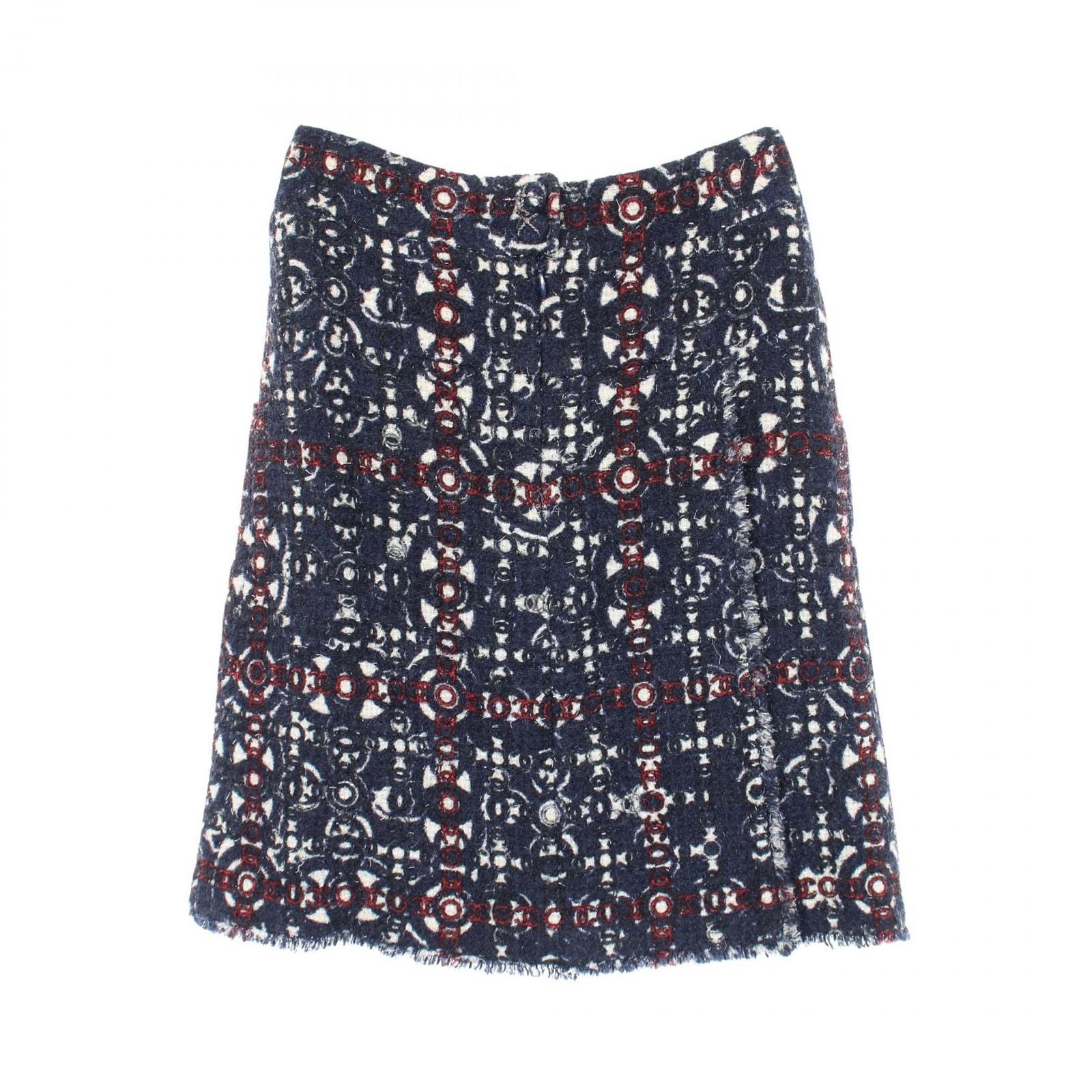 Chanel Skirt CC Logo Tweed Wool — view 2