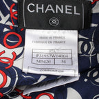 Chanel Skirt CC Logo Tweed Wool — view 5