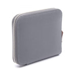 Hermes Round Wallet Azap Compact Silk in Grimisty Leather in — view 2