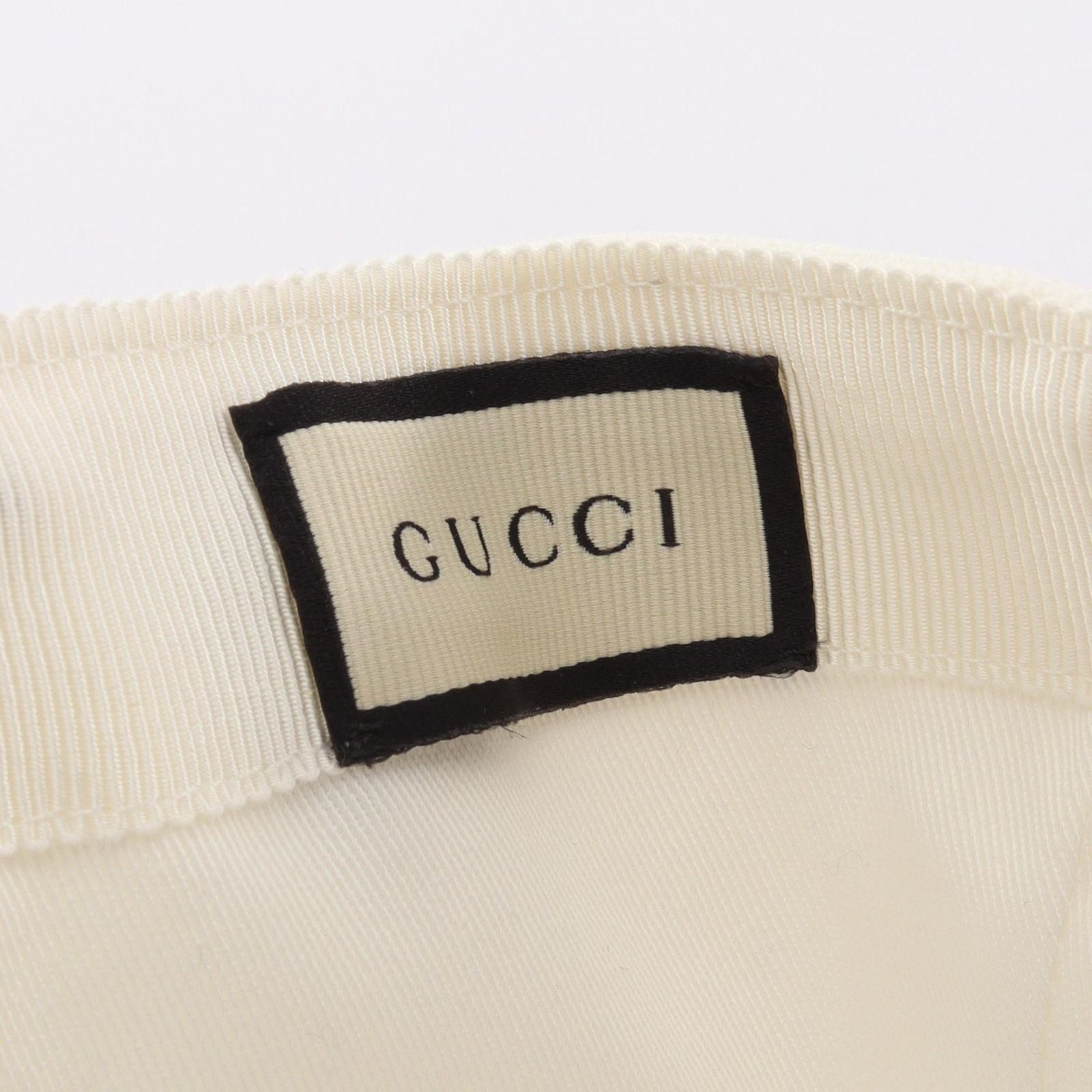 Gucci Cap Interlocking Sherry Line Baseball White Cap — view 4