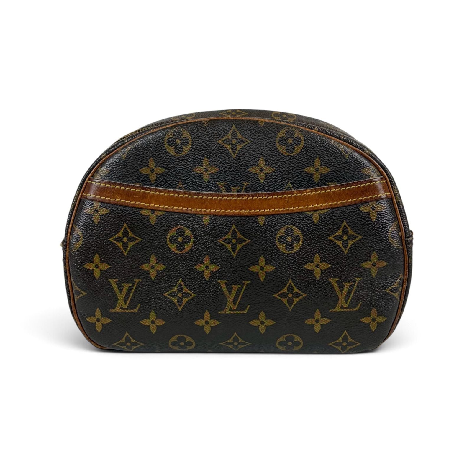 Louis Vuitton Shoulder Bag Blois Monogram Lambskin Brown Pochette — view 2