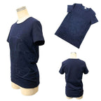 Hermes Short Sleeve T-Shirt Caleche Carre Navy 38 Gaultier Era Vintage Carriage — view 2