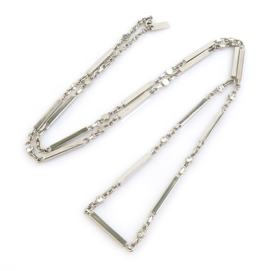 Saint Laurent Necklace Silver — view 2