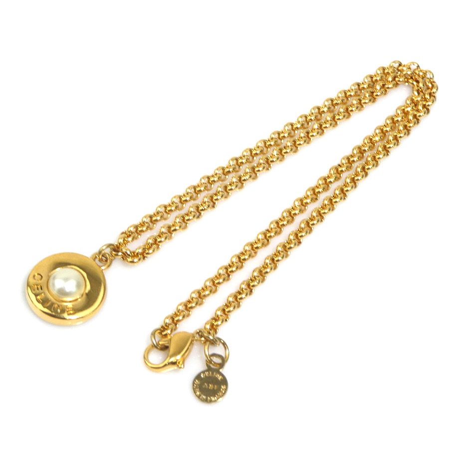 Celine Necklace Gold — view 8
