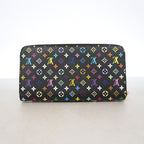 Louis Vuitton Wallet Monogram Multicolor Zippy Noir Grenade — view 6