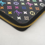 Louis Vuitton Wallet Monogram Multicolor Zippy Noir Grenade — view 5