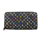 Louis Vuitton Wallet Monogram Multicolor Zippy Noir Grenade