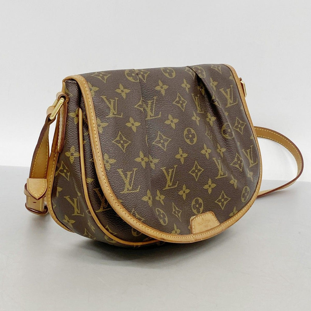 Louis Vuitton Shoulder Bag Monogram Menilmontan PM Brown — view 2