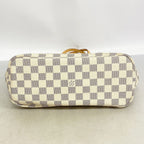 Louis Vuitton Tote Bag Damier Azur Neverfull PM White — view 3