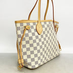 Louis Vuitton Tote Bag Damier Azur Neverfull PM White — view 2