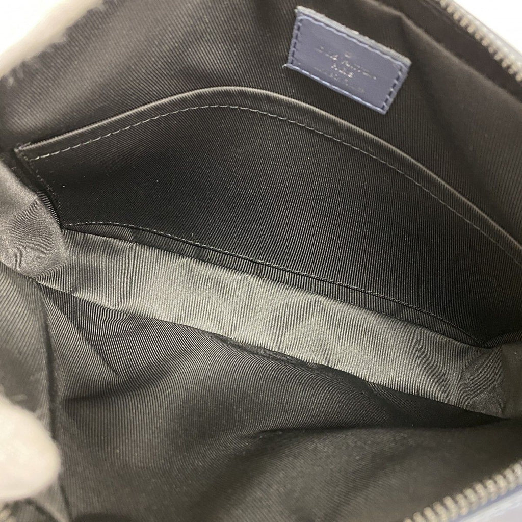 Louis Vuitton Shoulder Bag Monogram Shadow Duo Messenger Navy — view 4