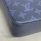 Louis Vuitton Shoulder Bag Monogram Shadow Duo Messenger Navy — view 6