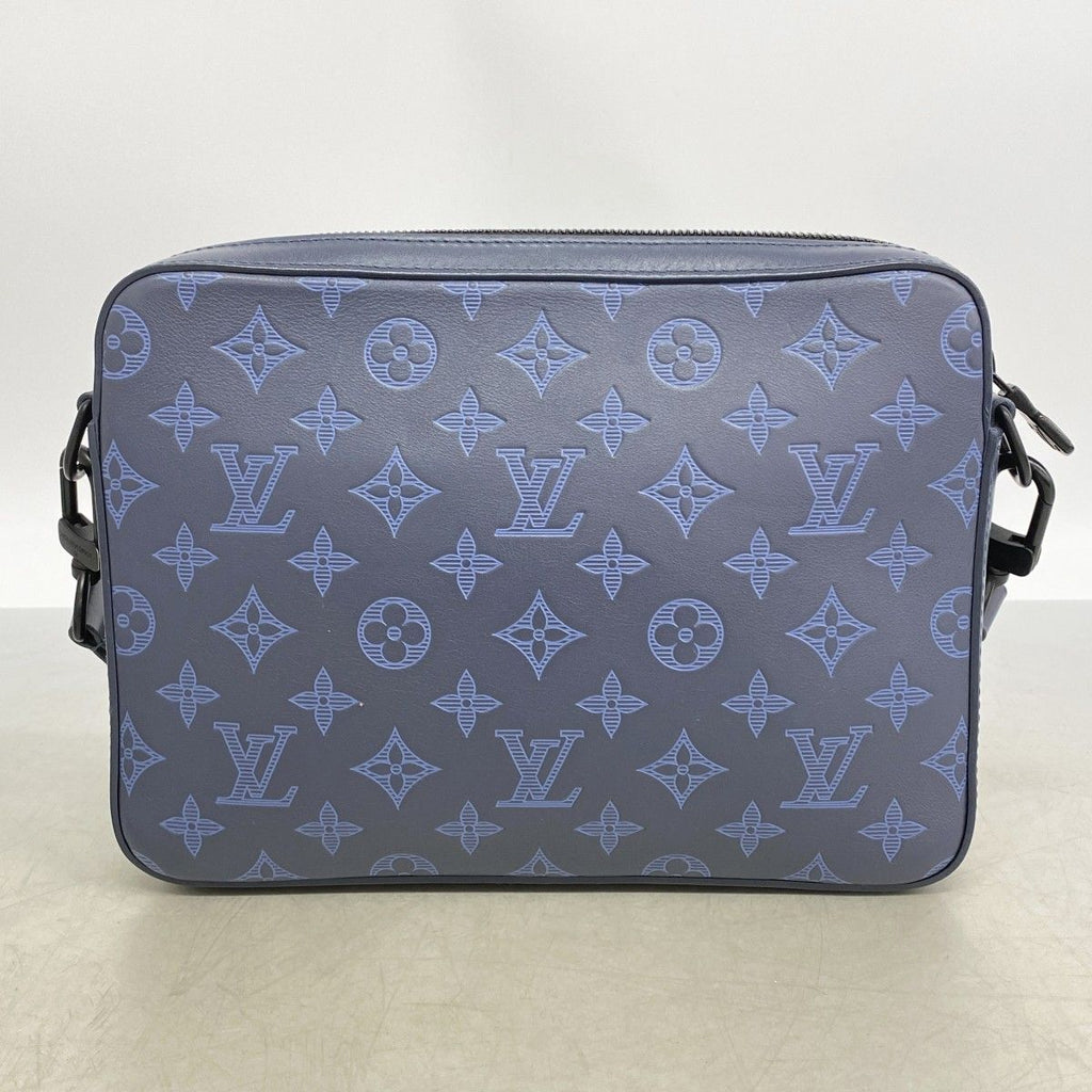Louis Vuitton Shoulder Bag Monogram Shadow Duo Messenger Navy — view 8