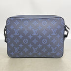 Louis Vuitton Shoulder Bag Monogram Shadow Duo Messenger Navy — view 8