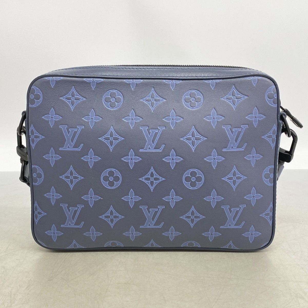 Louis Vuitton Shoulder Bag Monogram Shadow Duo Messenger Navy — view 8