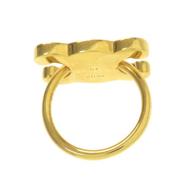 Celine Triomphe Rhinestone Ring — view 4