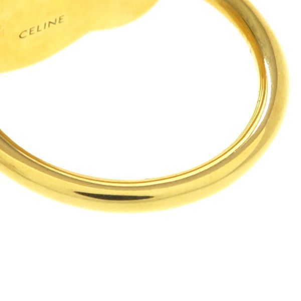 Celine Triomphe Rhinestone Ring — view 7