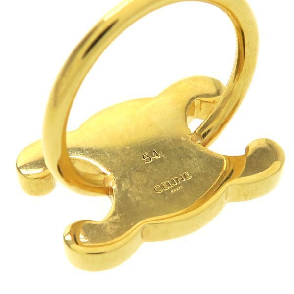 Celine Triomphe Rhinestone Ring — view 5