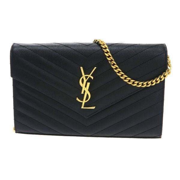 Saint Laurent Paris Cassandra Classic Chain Wallet Shoulder