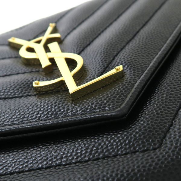 Saint Laurent Paris Cassandra Classic Chain Wallet Shoulder — view 6