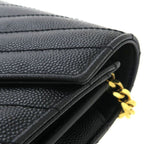 Saint Laurent Paris Cassandra Classic Chain Wallet Shoulder — view 7