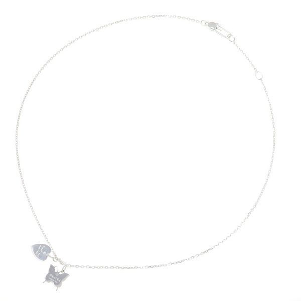 Gucci Butterfly Necklace Silver