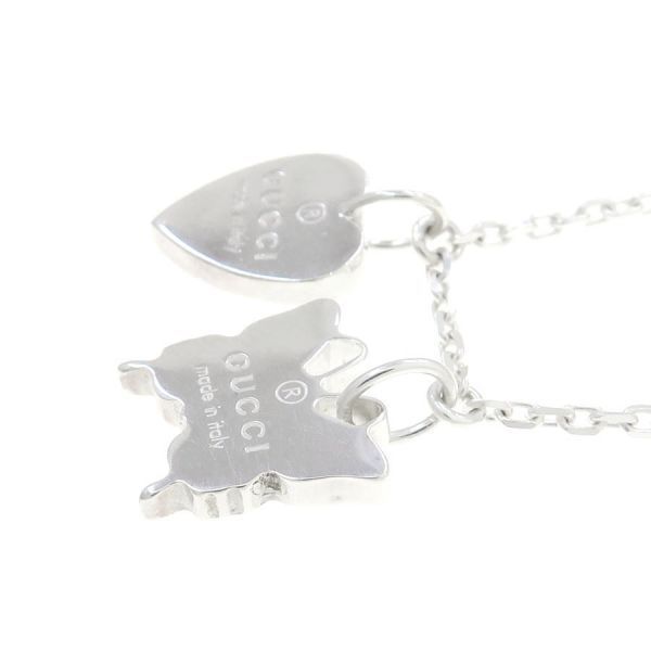 Gucci Butterfly Necklace Silver — view 4
