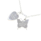 Gucci Butterfly Necklace Silver — view 2
