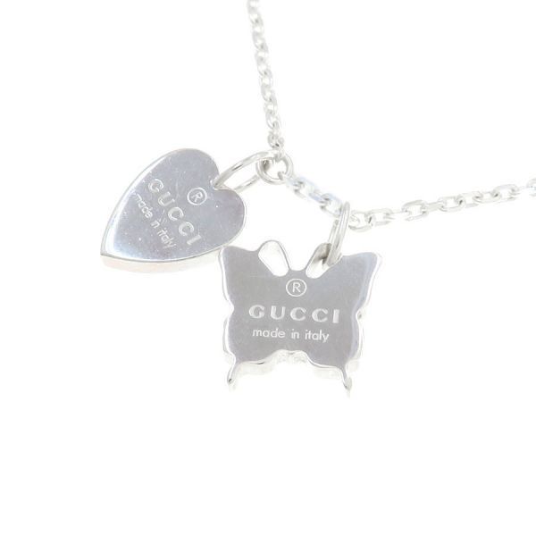 Gucci Butterfly Necklace Silver — view 2