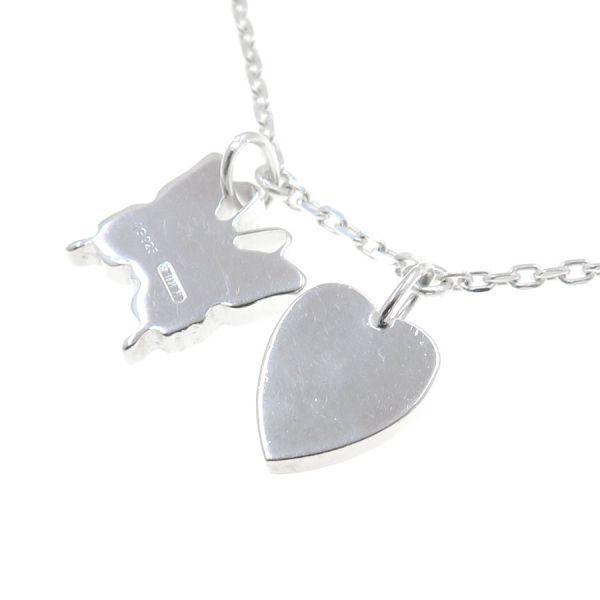 Gucci Butterfly Necklace Silver — view 3