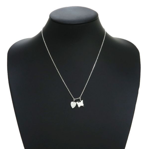 Gucci Butterfly Necklace Silver — view 7