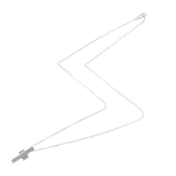 Gucci Cross Necklace Silver