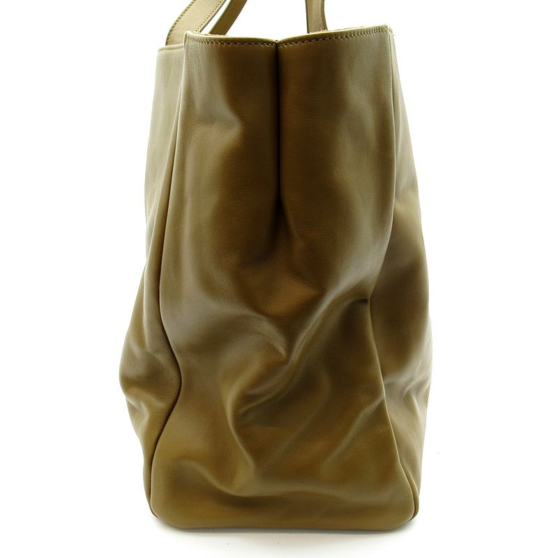Saint Laurent Tote Calf Suede Brown — view 3