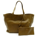 Saint Laurent Tote Calf Suede Brown