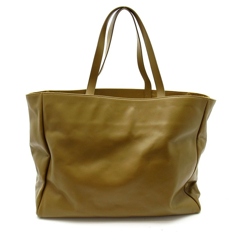 Saint Laurent Tote Calf Suede Brown — view 4