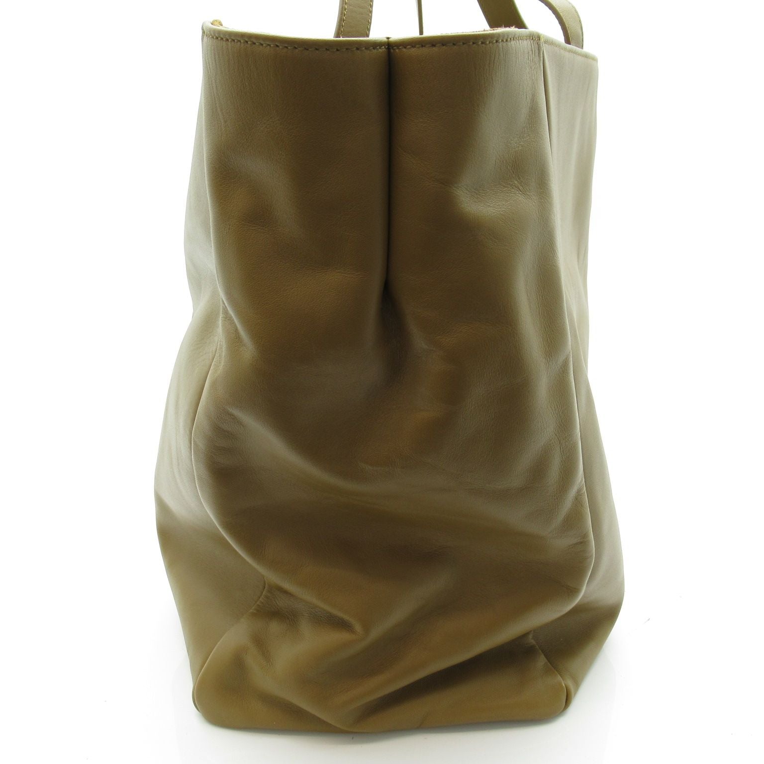 Saint Laurent Tote Calf Suede Brown — view 5