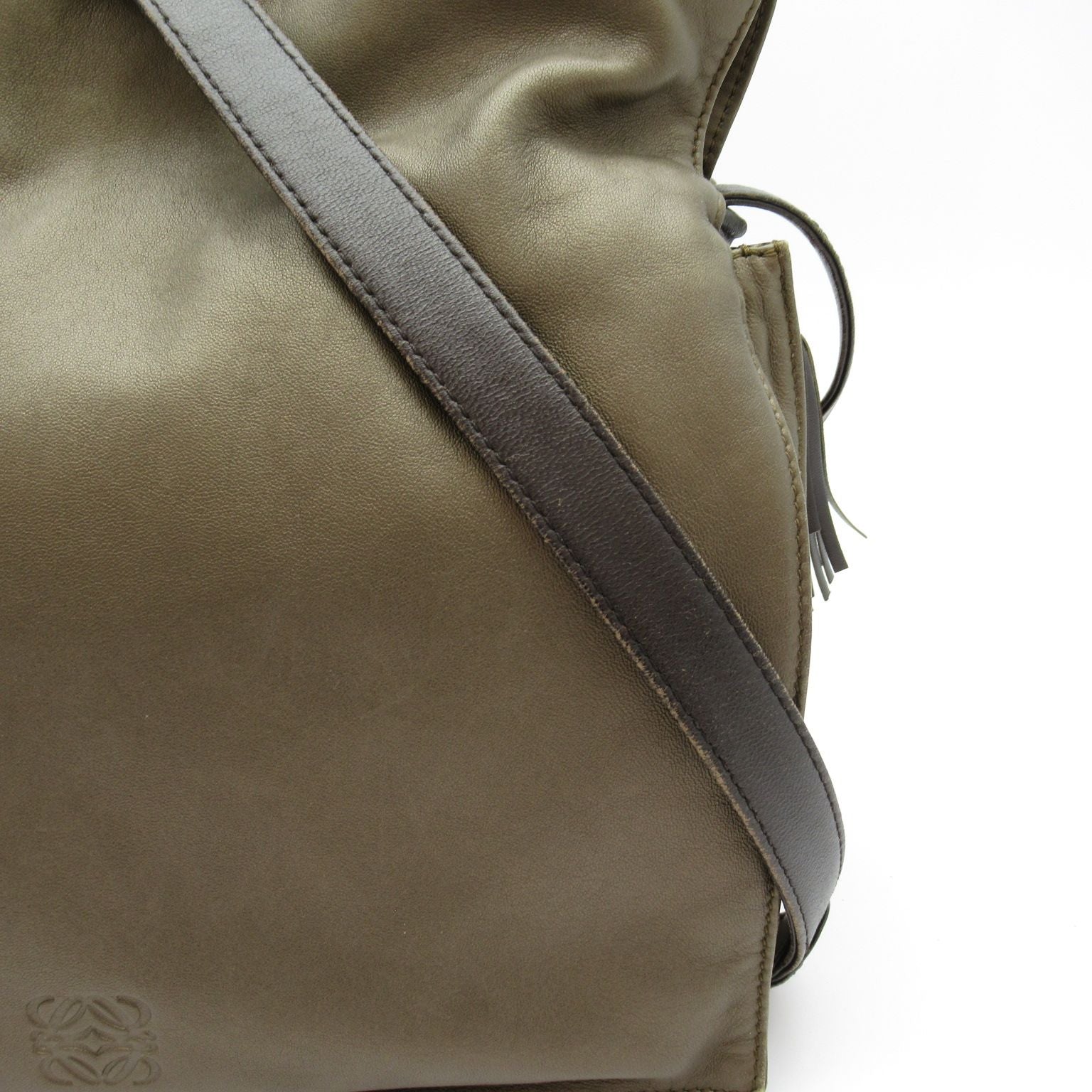 Loewe Flamenco Shoulder Bag Leather Brown — view 2