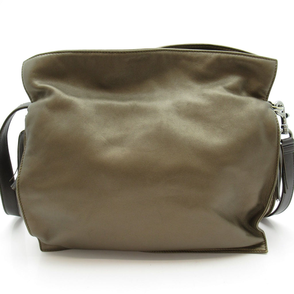 Loewe Flamenco Shoulder Bag Leather Brown — view 4