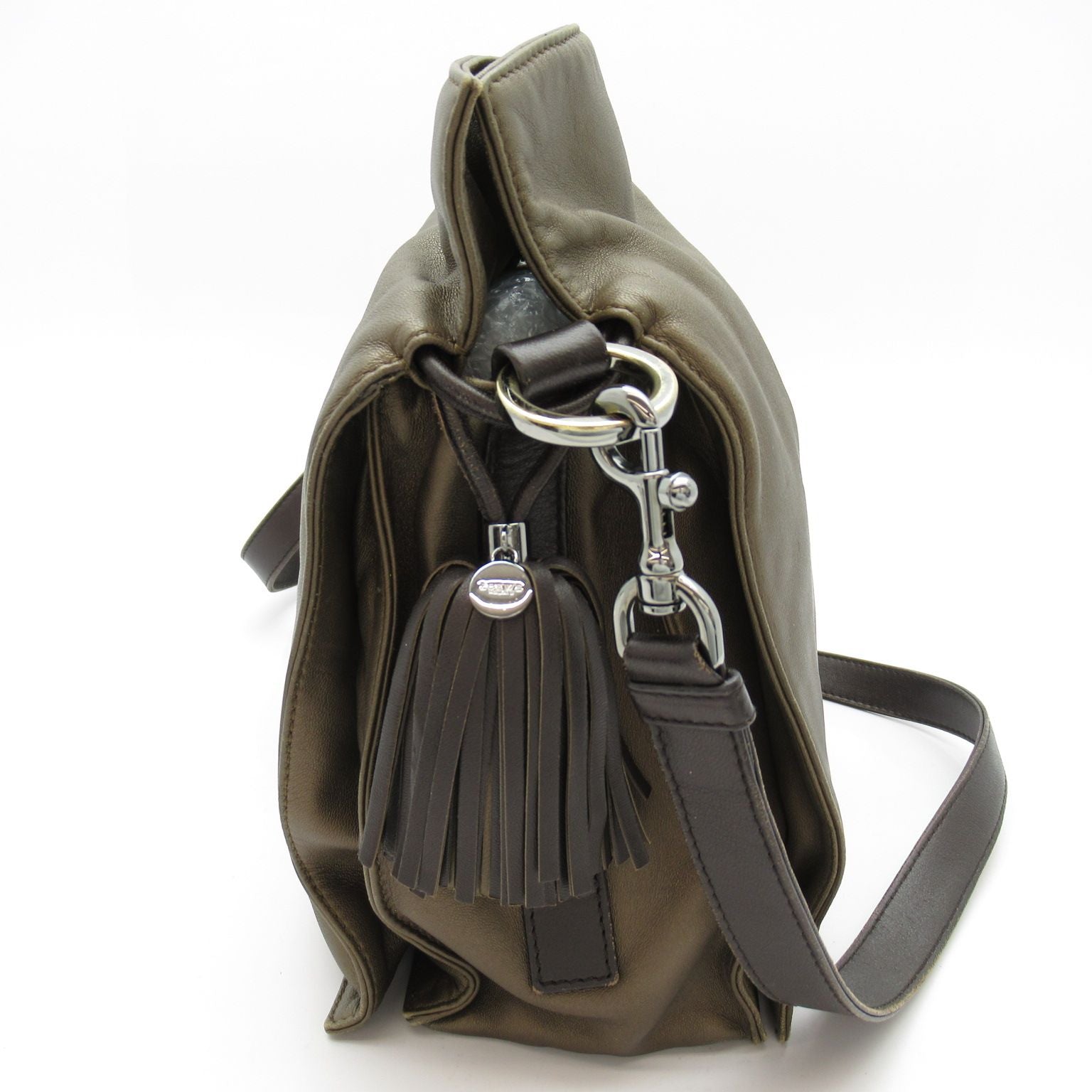 Loewe Flamenco Shoulder Bag Leather Brown — view 5
