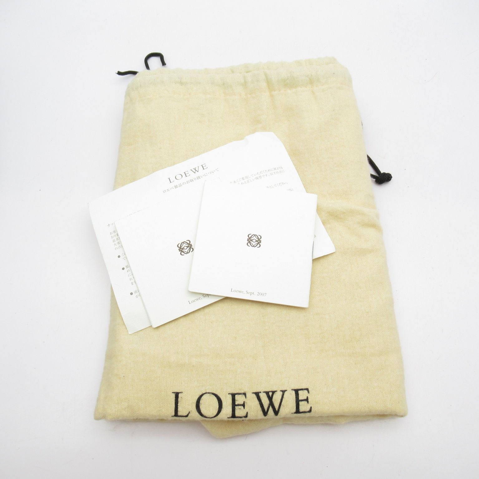 Loewe Nappa Aire Handbag Leather Black — view 8