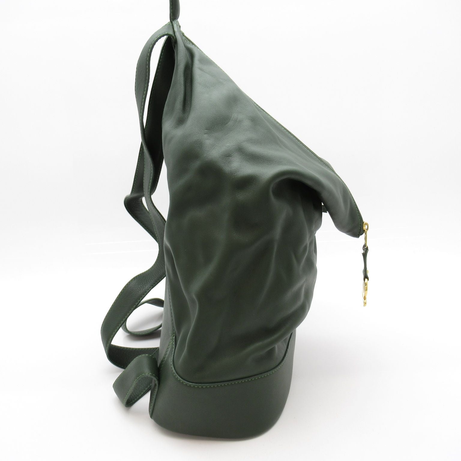 Loewe Anton Sling Backpack Leather Green — view 5