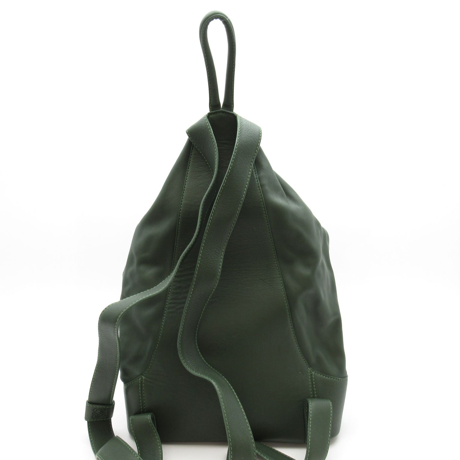 Loewe Anton Sling Backpack Leather Green — view 4